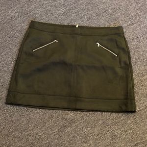 LOFT Faux Suede Skirt Size 18